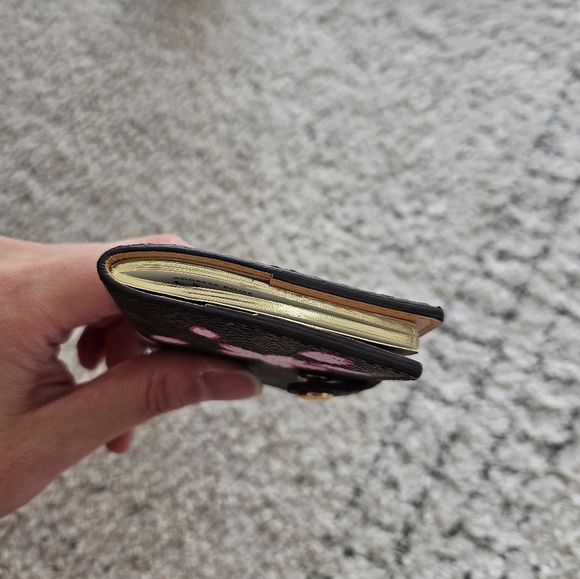 Louis Vuitton Takashi Murakami Cherry Blossom Mini Agenda/ Card Wallet - Picture 4 of 13